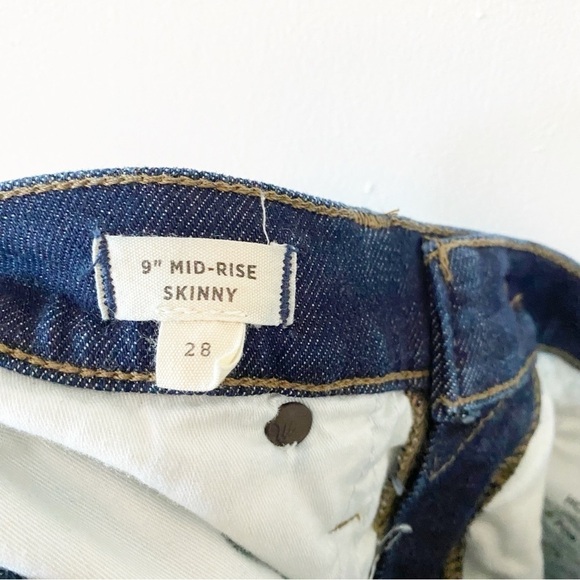 MADEWELL 9" Mid Rise Skinny Jeans Orland Wash Size 28 - Picture 6 of 13